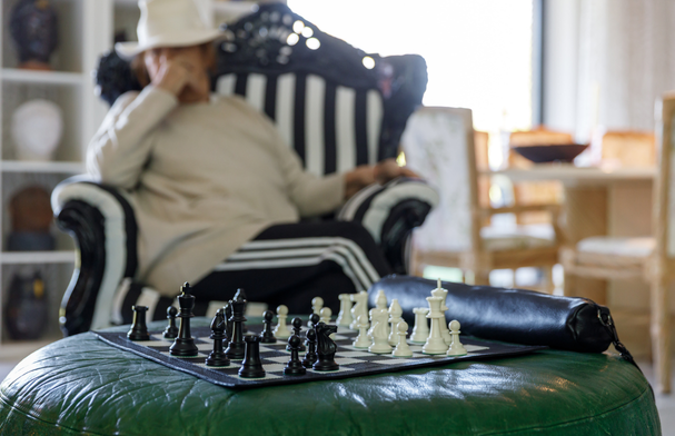 Scacchiera in pelle: quando il gioco diventa design